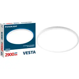 Cвітильник стельовий світлодіодний Enerlight Vesta 36 Вт 4000 К (VESTA36SMD80N)