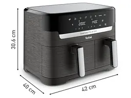 Мультипіч (аерофритюрниця) Tefal Dual Easy Fry&Grill Air Fryer EY905B10 - мініатюра 3