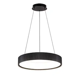 Люстра стельова LED Levistella 781P3165 (500) BK, 74W, 3000-6000K, чорний метал, сучасний стиль для дому - мініатюра 2