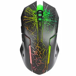 Мишка Marvo M207 LED USB Black (M207) - мініатюра 2