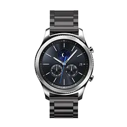Металевий ремінець Primo для годинника Samsung Gear S3 Classic SM-R770/Frontier RM-760 Black - мініатюра 2