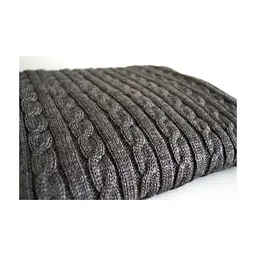 Плед Прованс Soft коси Графіт 90x130 см (12252) - мініатюра 2
