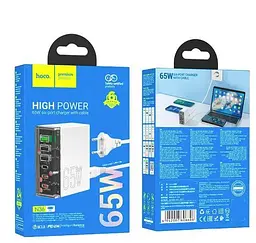 Зарядний пристрій 6 виходів Hoco N36 Fuerza six-port charger 65W - мініатюра 9