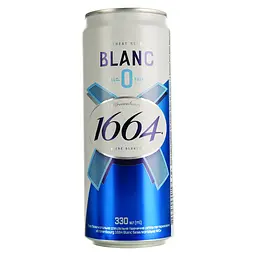 Пиво безалкогольне Kronenbourg 1664 Blanc №0 світле 0.33 л з/б - мініатюра 2