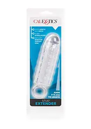 Насадка на пеніс CalExotic Stud Extender 14 см прозорий - мініатюра 3