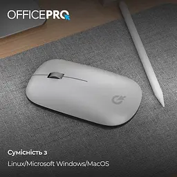 Миша OfficePro M225S Silent Click Wireless Silver [144298] - мініатюра 12