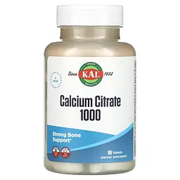 Амінокислота Calcium Citrate 1000 mg, 90 таблеток KAL vit0004006