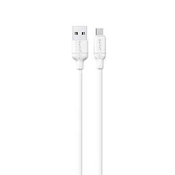Кабель USB - Micro USB HAVIT CB678 3A 1м White (silicone) HAVIT (29243-000)