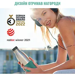Термопляшка Tefal Bludrop soft touch 700 мл зелена (N3111210) - мініатюра 10