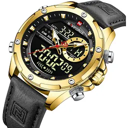 Годинник наручний чоловічий Smael 1237 Black (15194) - мініатюра 2