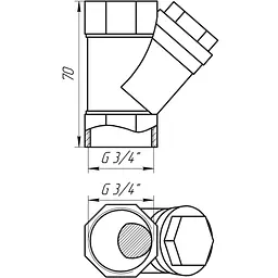 Фільтр грубого очищення Selba 3/4″ SL1512 000010259 - мініатюра 5