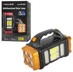 Акумуляторний LED-ліхтар на сонячній батареї HB-2678 (25W, 800 lm) IP44 - мініатюра 2