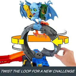 Ігровий набір Hot Wheels Неймовірна атака кажана (HTN78) - мініатюра 4