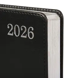 Щоденник-діловий записник А5 Leo Planner 2026 City чорний 368 сторінок (252661) - мініатюра 3