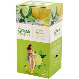 Чай зелений Tea Moments Mojito Breeze 22 шт. x 1.6 г - мініатюра 3
