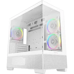 Корпус Deepcool CG380 3F білий Без БЖ ITX/Micro-ATX/Micro-ATX(Rear Connector); 2×3.5,2+3*2.5″ (R-CG380-WHAGM3-G)