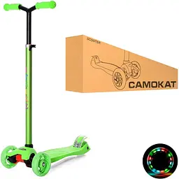 Самокат дитячий iTrike Maxi JR3-060-22-GR з підсвічуванням - мініатюра 2