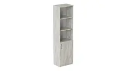 Пенал Анжело Ferrum-decor на 4 полиці з 1 дверима 1900x500x380 ДСП Бетон 16 мм (FRD-104953)