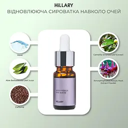 Відновлювальна сироватка навколо очей Hillary Anti-fatigue 10 мл - мініатюра 5