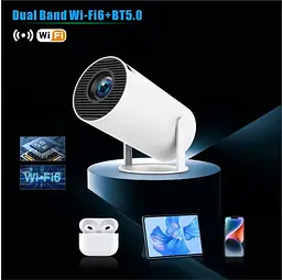 Проєктор із джойстиками Wireless M300 (HY 300) MAX Game Projector 2 in 1, Білий, домашній проєктор із іграми - мініатюра 6