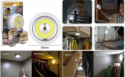 Світлодіодний світильник автономний LED кнопка нічник 3хААА Atomic Beam TAP LIGHT - мініатюра 5