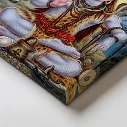Інтер'єрна картина Шива та корова в печері, індуїзм, релігія, 60×42 см (id3767) - мініатюра 3