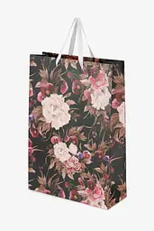 Пакет подарунковий JUMBO Flores 760240ML Чорно-коричневий shop (2000991026957)
