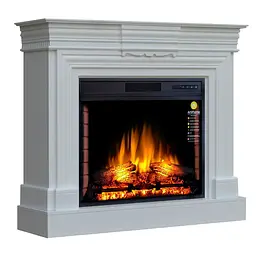 Камінокомплект ArtiFlame LESTER AF28S БІЛИЙ Б'ЯНКО (зі звуком) - мініатюра 3