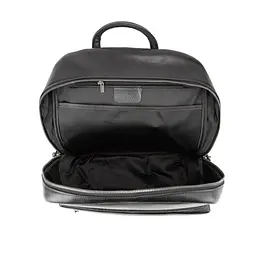 Чоловічий шкіряний рюкзак чорний Tiding Bag A25F-2418A - мініатюра 2