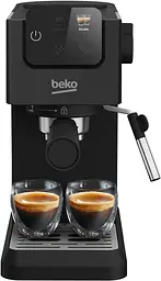 Кавоварка ріжкова 1.1л мелена ручний капучинатор Beko teh0026155