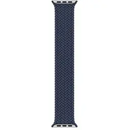 Ремінець CasePro Braided Solo Loop Abyss Blue Size M для Apple Watch 45mm/44mm/42mm - мініатюра 3