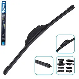 Щітка склоочисника Vitol Ultra 350-14" (безкаркасна) 9 адаптерів