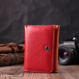 Яскравий гаманець для дівчат із натуральної шкіри ST Leather 22498 різнокольоровий - мініатюра 7