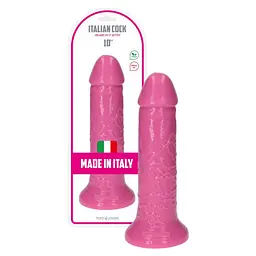 Фалоімітатор Toyz4lovers Italian Cock 10", 25.5 см (рожевий) - мініатюра 6