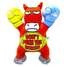 Игрушка мягконабивная Лошадь на липучках 22 см (DON`T PUSH THE HORSES Волшебный)