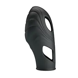Насадка Pretty Love Finger Vibrator Black на палець, 7.8х3 см чорний - мініатюра 2