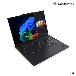 Ноутбук Lenovo ThinkPad T14s Gen 6 (AMD) AMD Ryzen AI 7 PRO 360 до 5, 00 ГГц, 14 WUXGA IPS, сенсорним екраном, 64 ГБ, 1 ТБ SSD, графікою AMD Radeon 880M, Windows 11 Pro - мініатюра 2