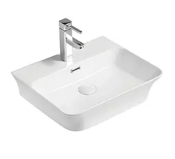 Раковина накладна Mixxus Premium Bevel-0201 з переливом (MP6480)