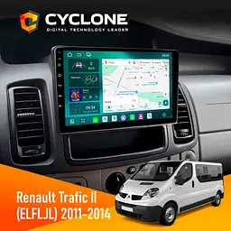 Штатна магнітола Renault Trafic 2011-2014 Cyclone C10-013 4x64 DSP 4G Cyclone (НФ-00009593)