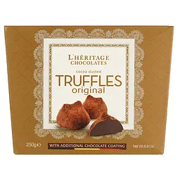 Уцінка. Цукерки L'Heritage Chocolates шоколадний трюфель оригінальний преміум 250 г - мініатюра 2