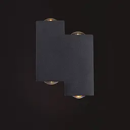 Підсвітка Brille фасадна LED 4W WW IP54 BK (AL-620/4) - мініатюра 3