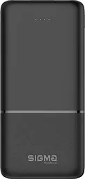 Портативна батарея Sigma X-power SI10A1Q 10000 mAh зовнішній акб з дисплеєм чорний