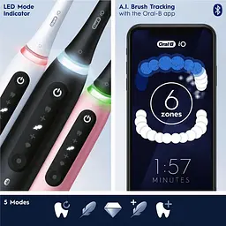 Електрична зубна щітка Oral-B iO 5 iOG5.1A6.1DK White [94232] - мініатюра 9