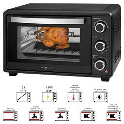 Електродуховка Clatronic MBG 3727 25 л - мініатюра 2
