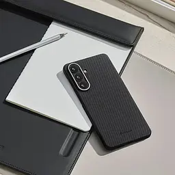 Чохол Pitaka Edge Case Aaron Button 600D Twill для Samsung Galaxy S26 Plus Black/Grey (KS2601S) - мініатюра 9