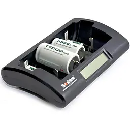 Зарядний пристрій — станція для батарейок Soshine LCD Universal Charger CD-1 - мініатюра 2