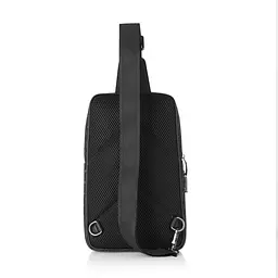 Сумка WIWU Master Fingerprint Lock Crossbody Bag Black (6976195096064) - мініатюра 5