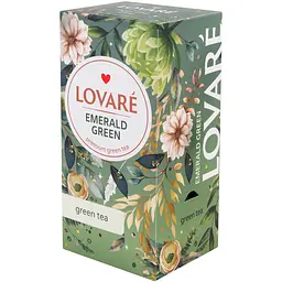 Чай зелений Lovare Emerald Green 36 г (24 шт. х 1.5 г) - мініатюра 3