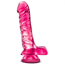 Фалоімітатор Blush Yours Basic, 19 см (рожевий)