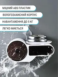Тримач-бокс для туалетного паперу з поличкою - мініатюра 5